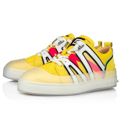 Zapatillas Vida Viva Christian Louboutin Hombre - Amarillos - 1215011U694
